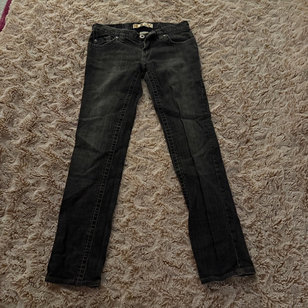 ROXY Denim Black Jeans